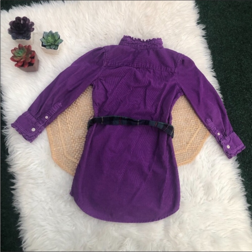 Ralph Lauren Purple Cord Shirtdress - Picture 5 of 11